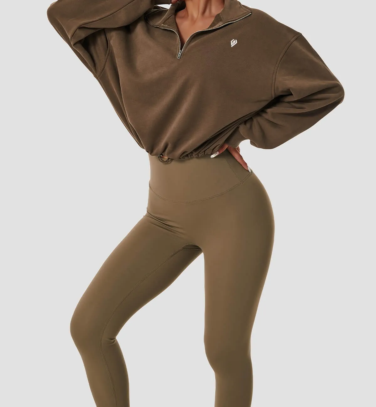 Zipper Lapel Sweats sold by Gymsweaty product image thumbnail 5