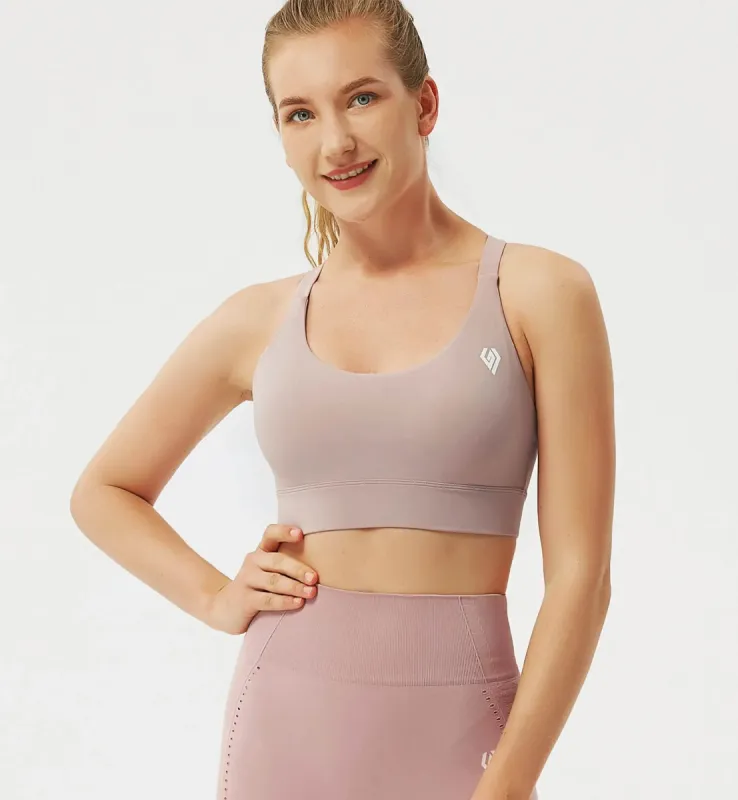 Sexy Back Adjustable High Support Sports Bra sold by Gymsweaty