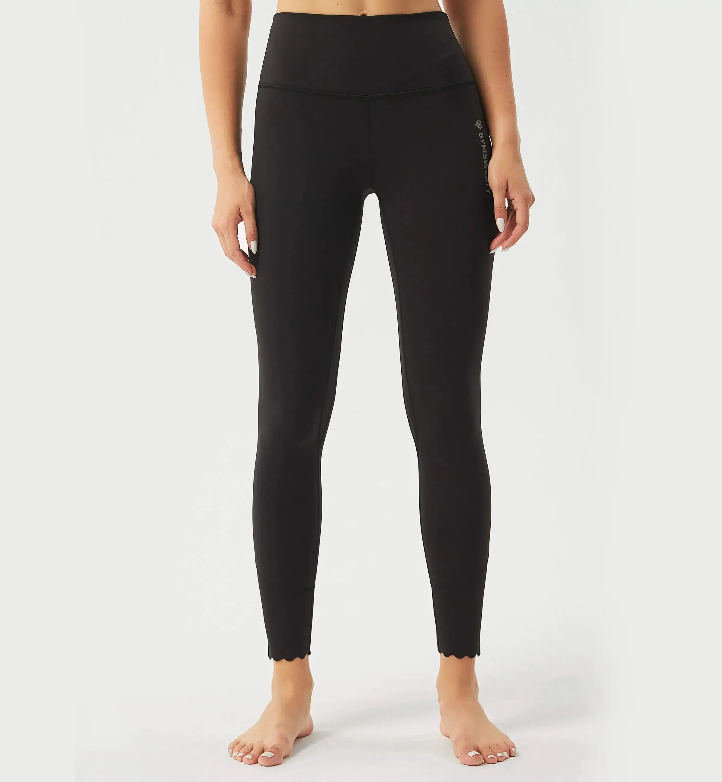 Brisk Like Me Wave-Edge Hem Leggings sold by Gymsweaty