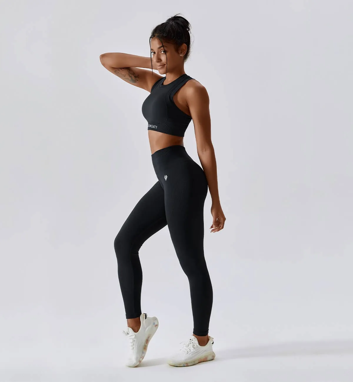 Air Flow Seamless Training Leggings-Obsidian sold by Gymsweaty product image thumbnail 5