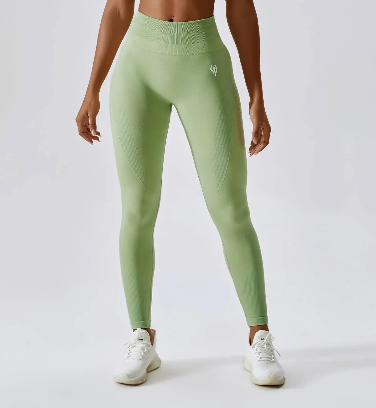 Air Flow Seamless Training Leggings-Celadon sold by Gymsweaty product image thumbnail 2