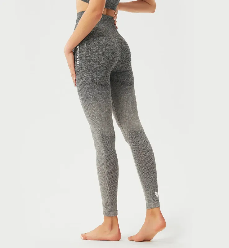 Ombre High Waisted Seamless Leggings sold by Gymsweaty