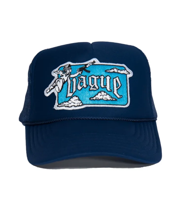 GUARDIAN ANGEL TRUCKER HAT [NAVY] sold by Vague Studios