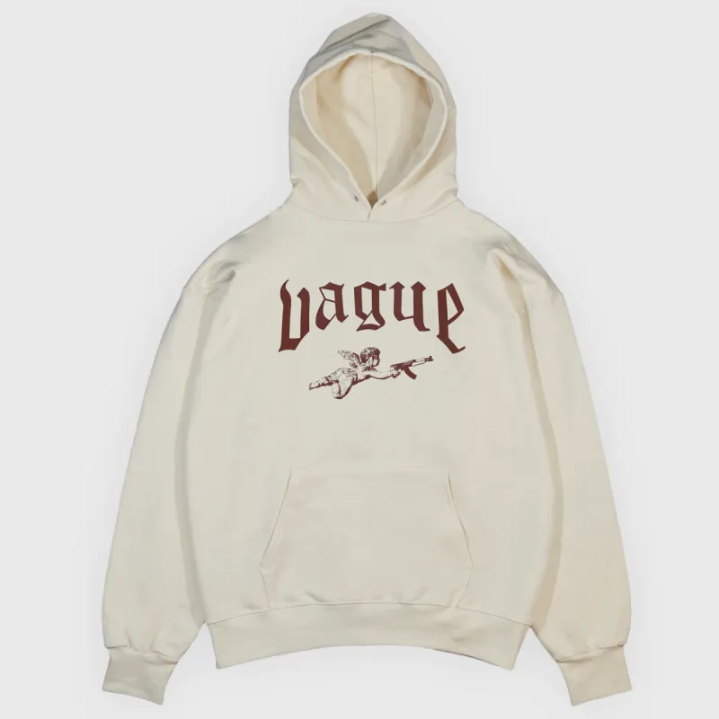 GUARDIAN ANGEL HOODIE [CREAM] sold by Vague Studios