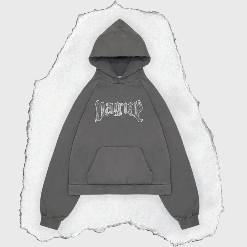 VINTAGE ESSENTIALS HOODIE [CONCRETE] sold by Vague Studios