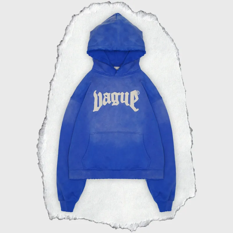 AGED ESSENTIALS HOODIE [ROYAL BLUE] sold by Vague Studios