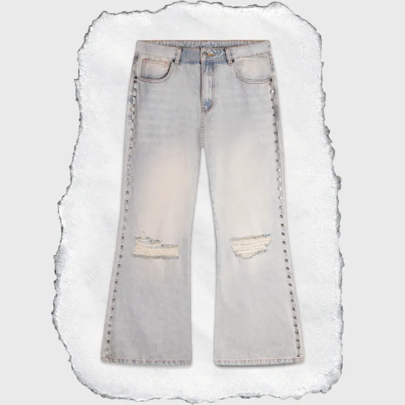 '85 FLARED DENIM [LIGHT WASH] sold by Vague Studios