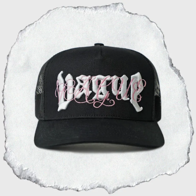 CALLIGRAPHY TRUCKER HAT sold by Vague Studios