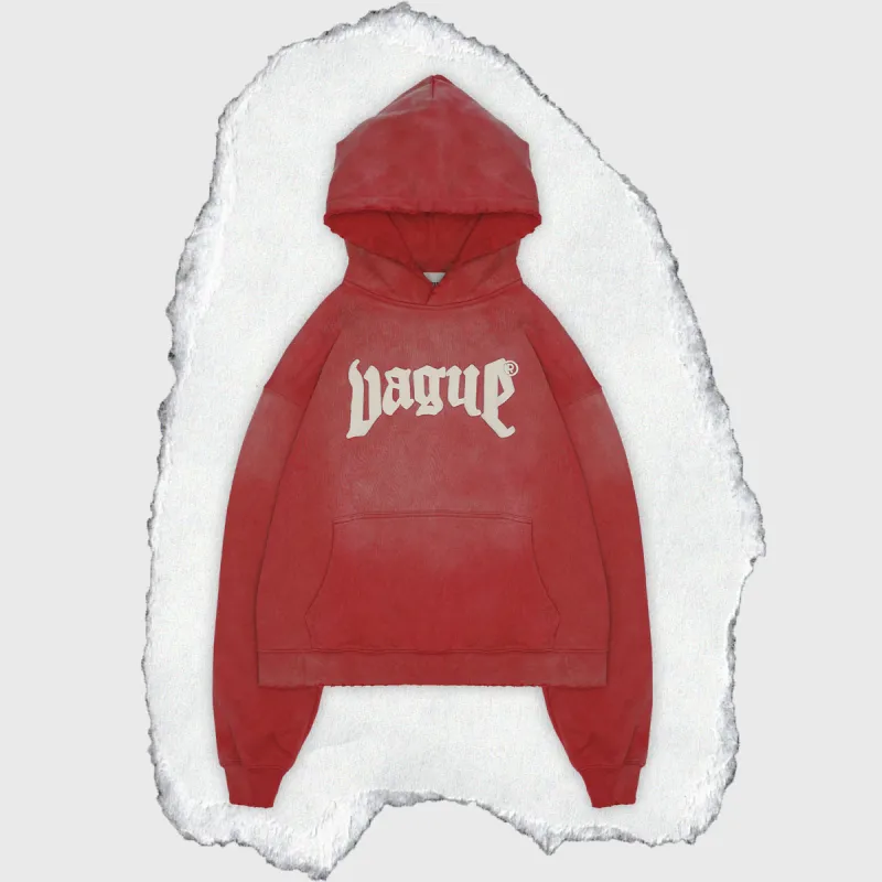 FREE AGED ESSENTIALS HOODIE [RED] sold by Vague Studios