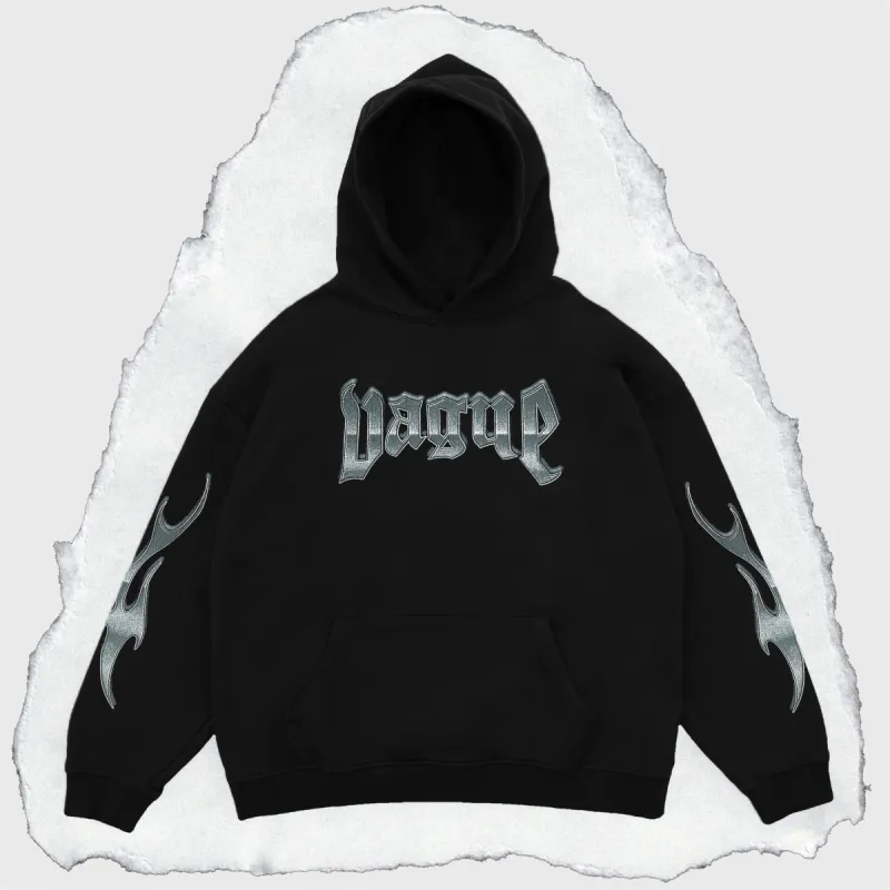 HEAVY METAL HOODIE [BLACK] sold by Vague Studios