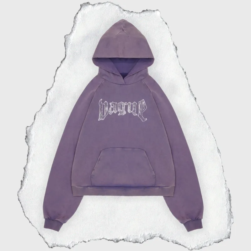 VINTAGE ESSENTIALS HOODIE [MAUVE] sold by Vague Studios