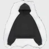 BLANK HOODIE [VINTAGE BLACK] sold by Vague Studios