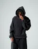 BLANK HOODIE [VINTAGE BLACK] sold by Vague Studios