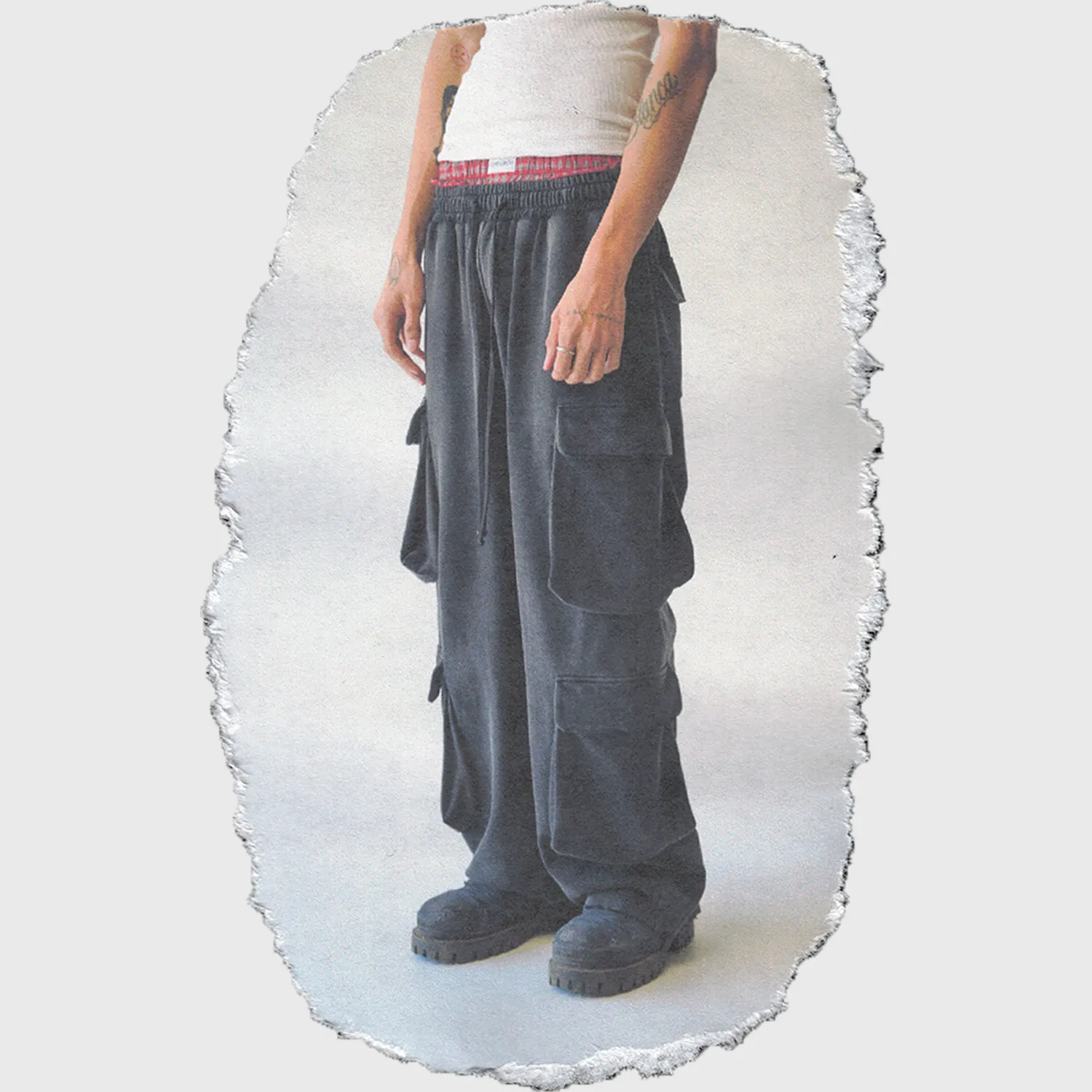 PRECIOUS CARGO SWEATPANTS sold by Vague Studios product image thumbnail 2