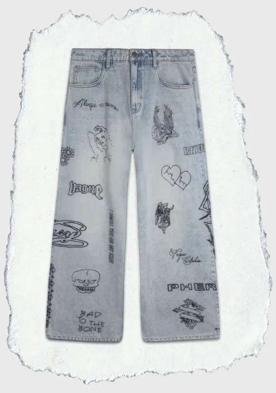 SKIN DEEP DENIM [LIGHT BLUE] sold by Vague Studios