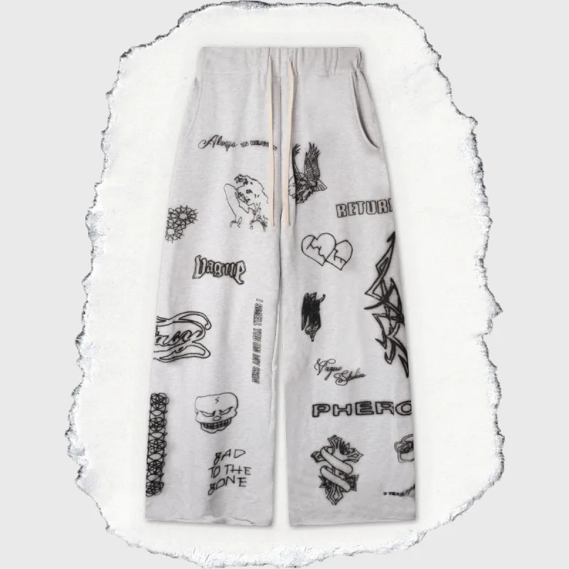 SKIN DEEP SWEATPANTS [HEATHER] sold by Vague Studios