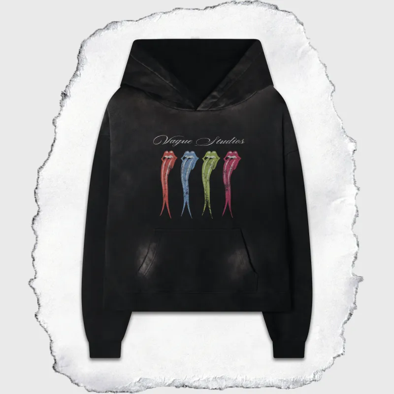 ROLLING HOODIE [SUNBEAT BLACK] sold by Vague Studios