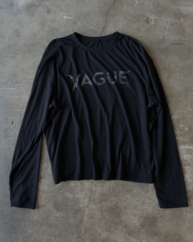 C LOGO LONG SLEEVE [BLACK] sold by Vague Studios