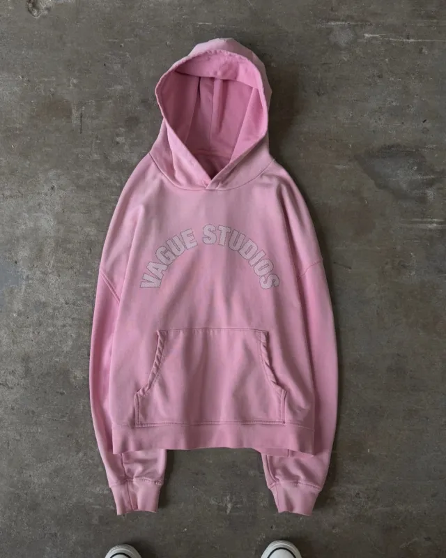 2C COLLEGIATE HOODIE [SUNBEAT PINK] sold by Vague Studios