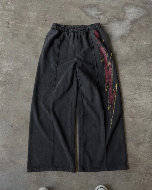 2C STRIKE SWEATPANTS [VINTAGE BLACK] sold by Vague Studios