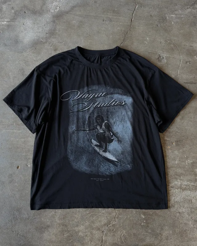 BIG WAVE TEE [BLACK] sold by Vague Studios