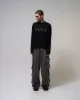 W LOGO LONGSLEEVE [BLACK] sold by Vague Studios