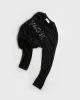 W LOGO LONGSLEEVE [BLACK] sold by Vague Studios