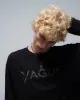 W LOGO LONGSLEEVE [BLACK] sold by Vague Studios