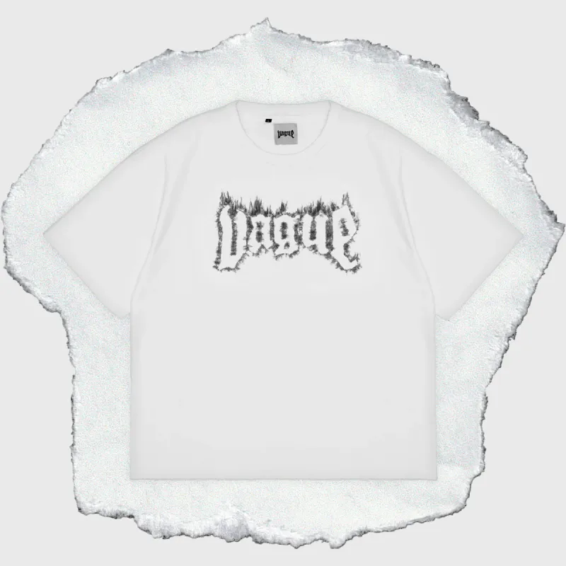 TORCHED TEE [WHITE] sold by Vague Studios