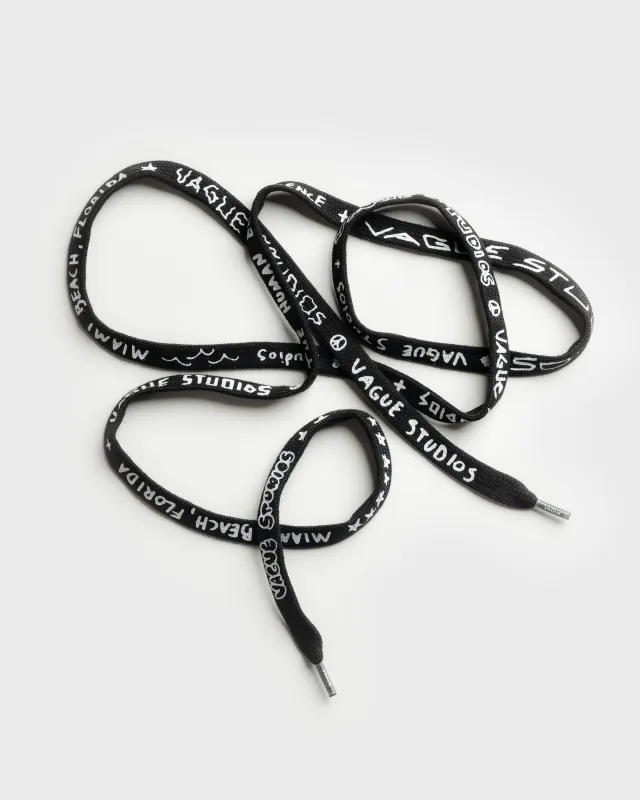 FREE SHOELACE BELT [BLACK] sold by Vague Studios