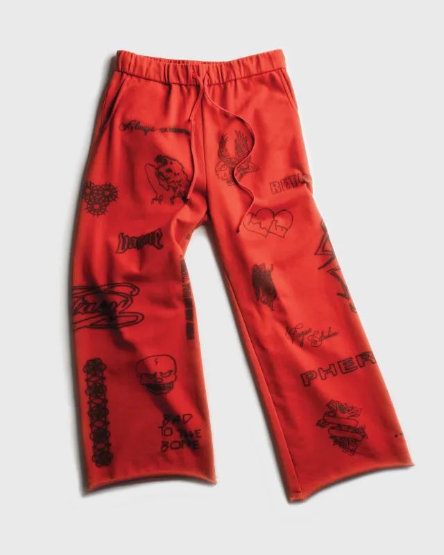 FREE SKIN DEEP SWEATPANTS [RED] sold by Vague Studios