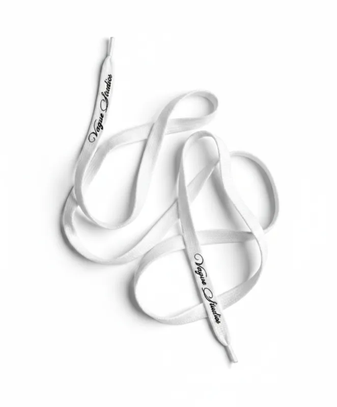 WAXED SHOELACE BELT [WHITE] sold by Vague Studios