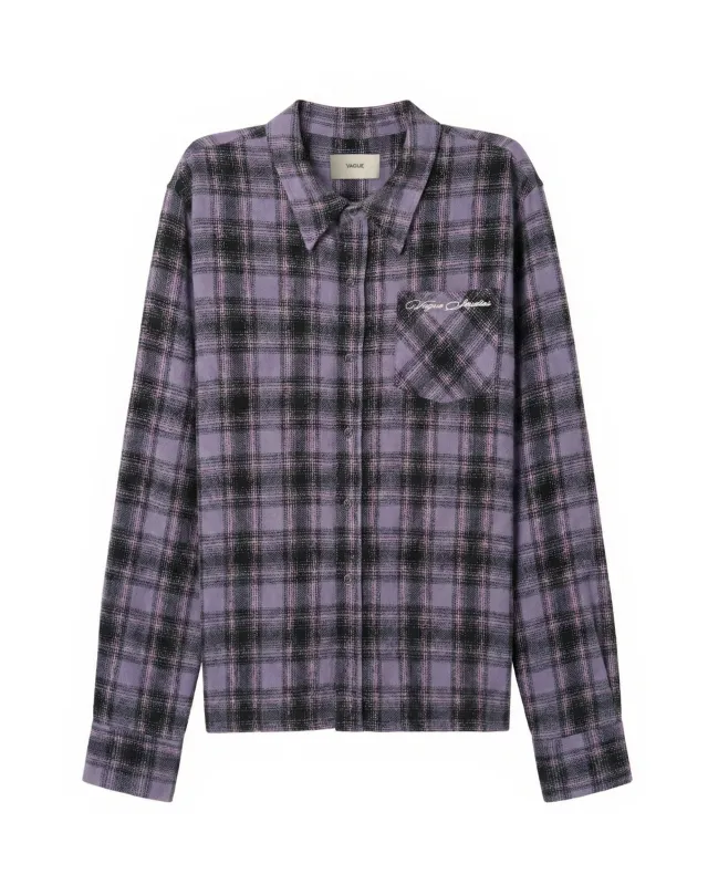 BEATNIK FLANNEL [LILAC] made by Vague Studios