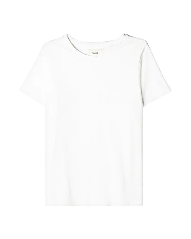 BEATNIK TEE [WHITE] made by Vague Studios