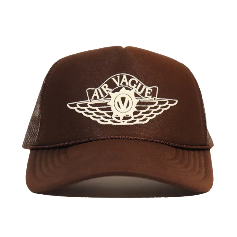 zAIR VAGUE TRUCKER HAT [BROWN] sold by Vague Studios
