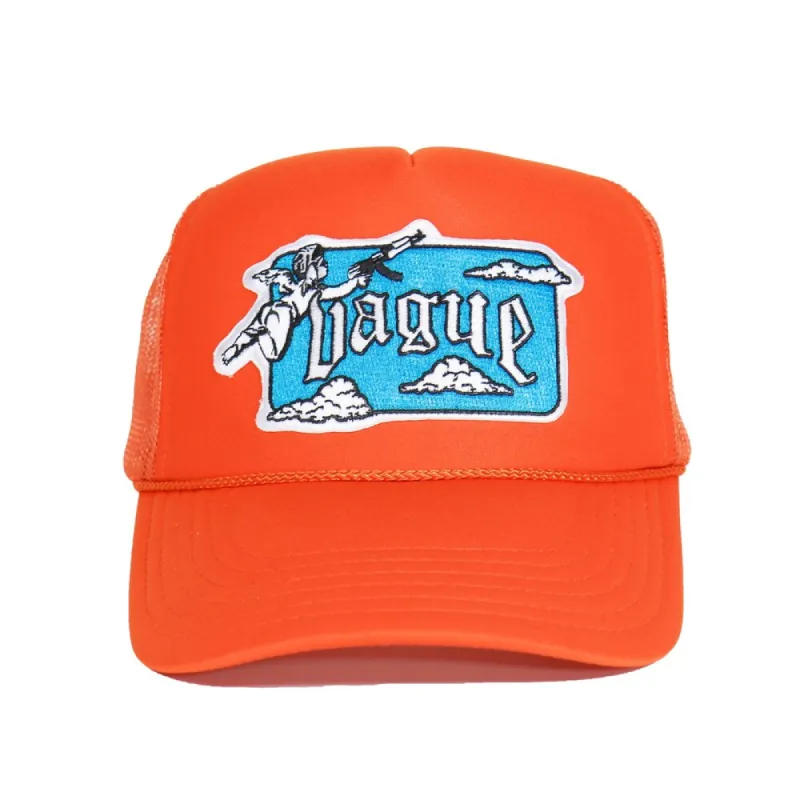 GUARDIAN ANGEL TRUCKER HAT [ORANGE] sold by Vague Studios