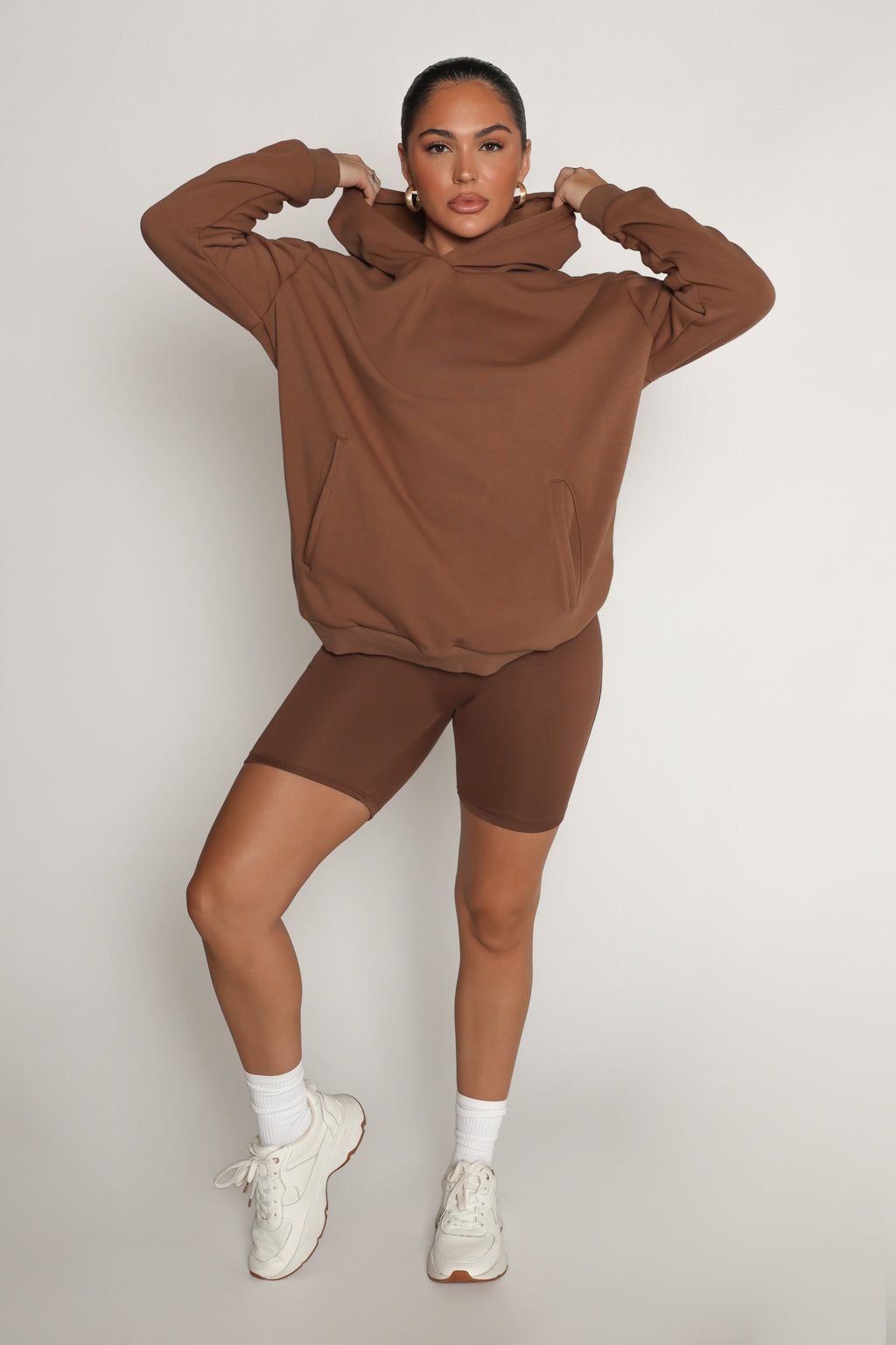 Classic Fleece Hoodie - Coffee sold by My outfit online product image thumbnail 2