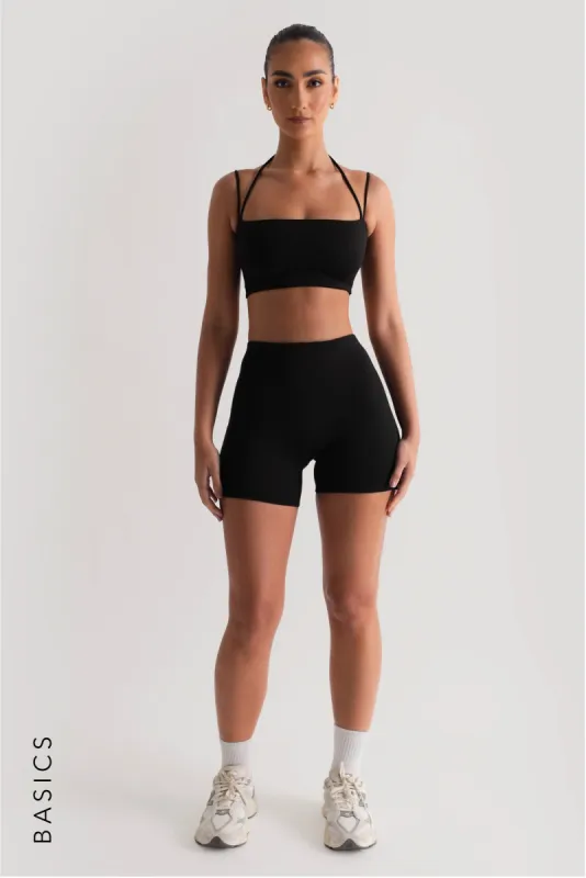 Double String Basic Tube Top - Black sold by My outfit online