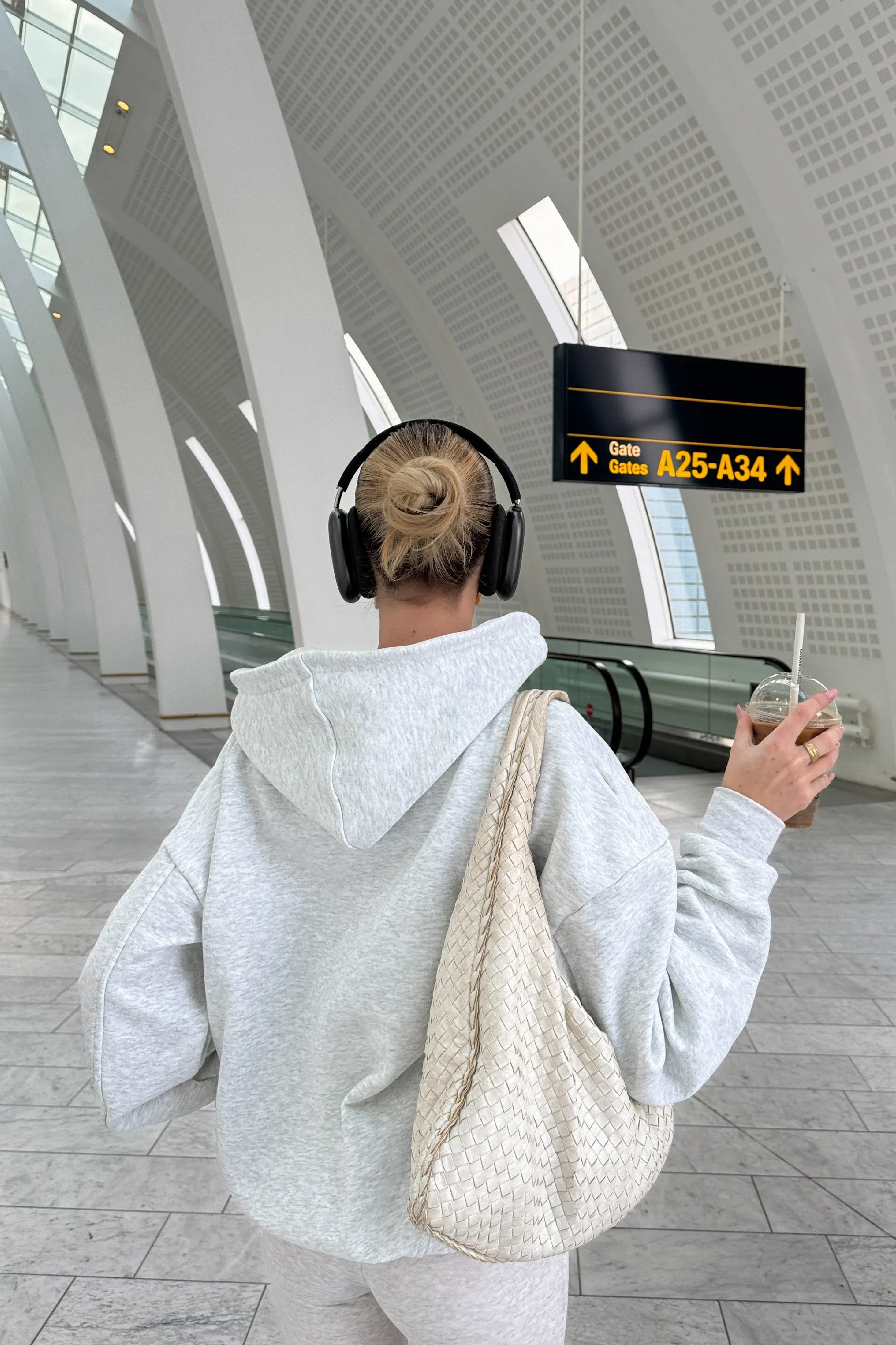 Boyfriend Zip-Up Hoodie - Light Heather Gray sold by My outfit online