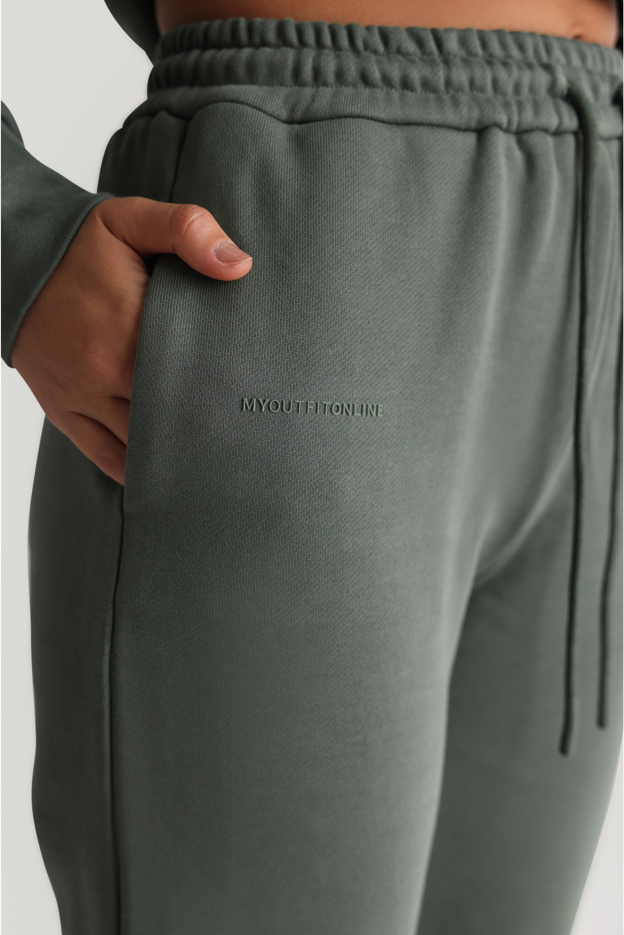 Jogger Fit Sweatpants - Forest Green sold by My outfit online product image thumbnail 2