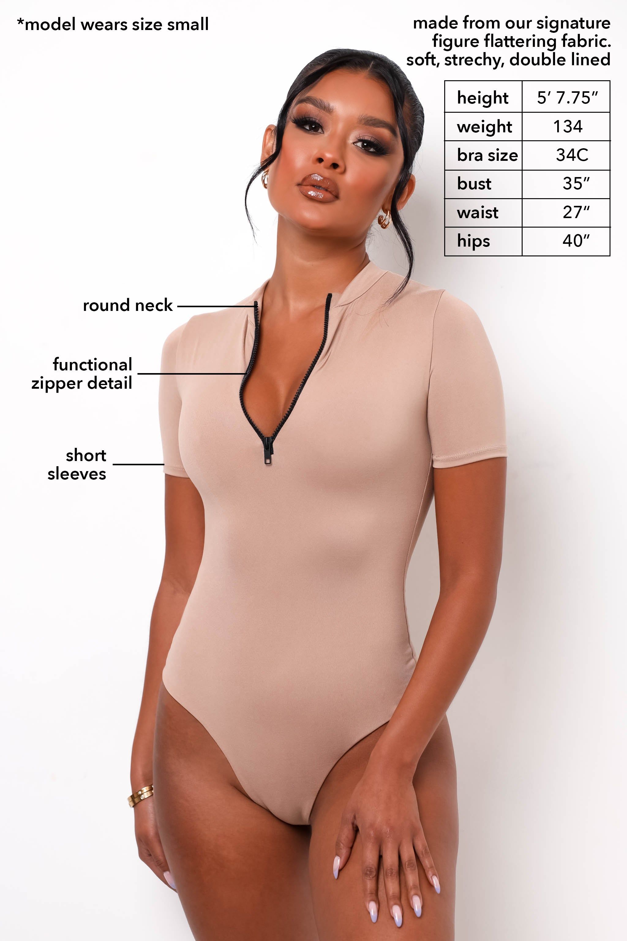 Lulu Bodysuit - Mocha sold by My outfit online product image thumbnail 2