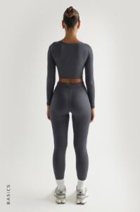 Just High Waisted Leggings - Charcoal sold by My outfit online