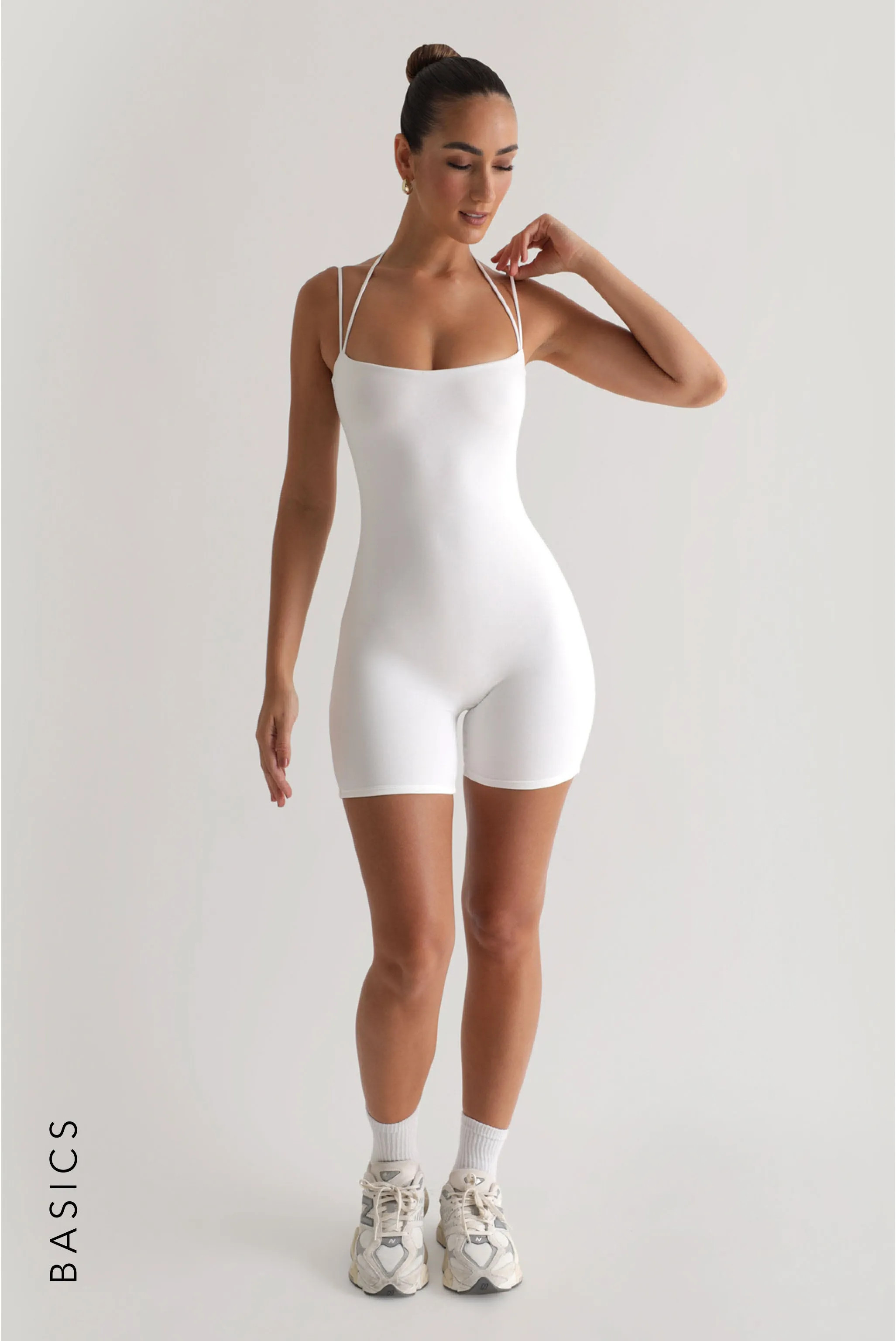Double String Romper - White sold by My outfit online product image thumbnail 2