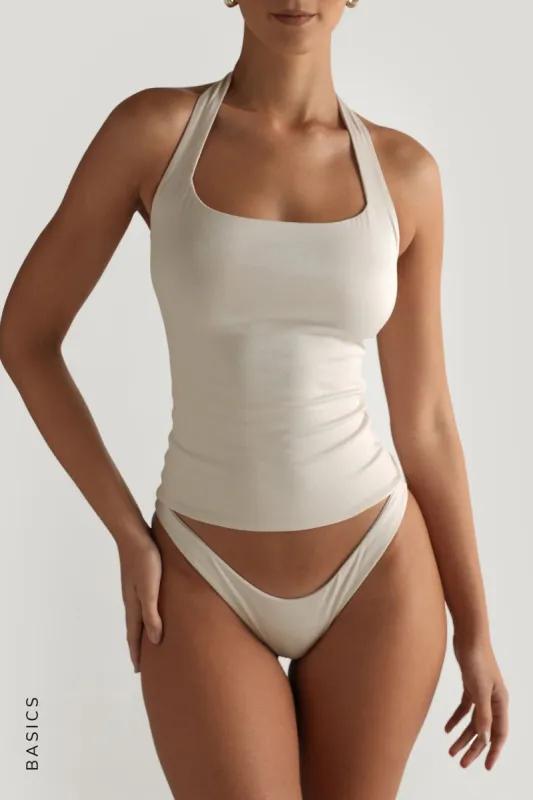 The Halter Top - Soft Beige sold by My outfit online