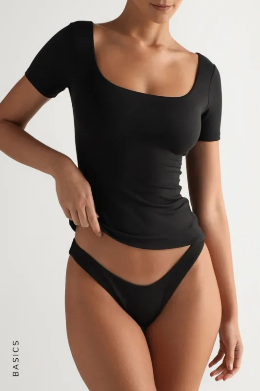 Unforgettable Short Sleeve T-Shirt - Black sold by My outfit online