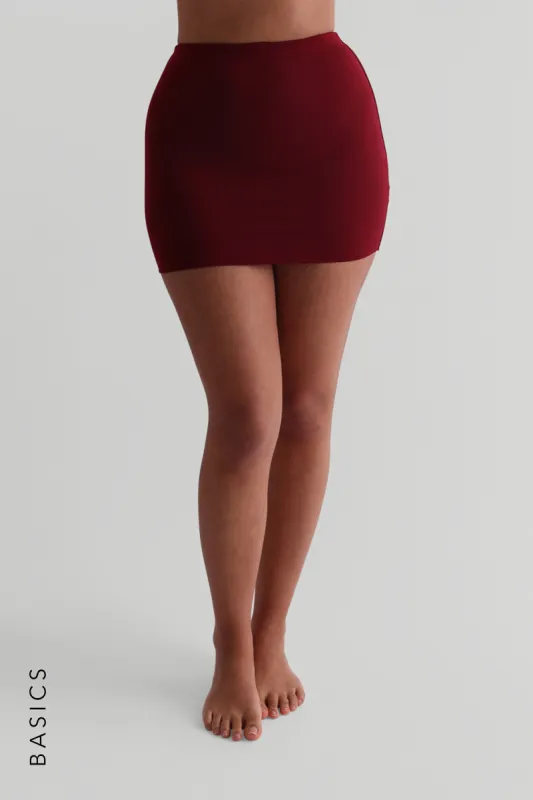 Pro-Technical Mini Skirt - Wine sold by My outfit online