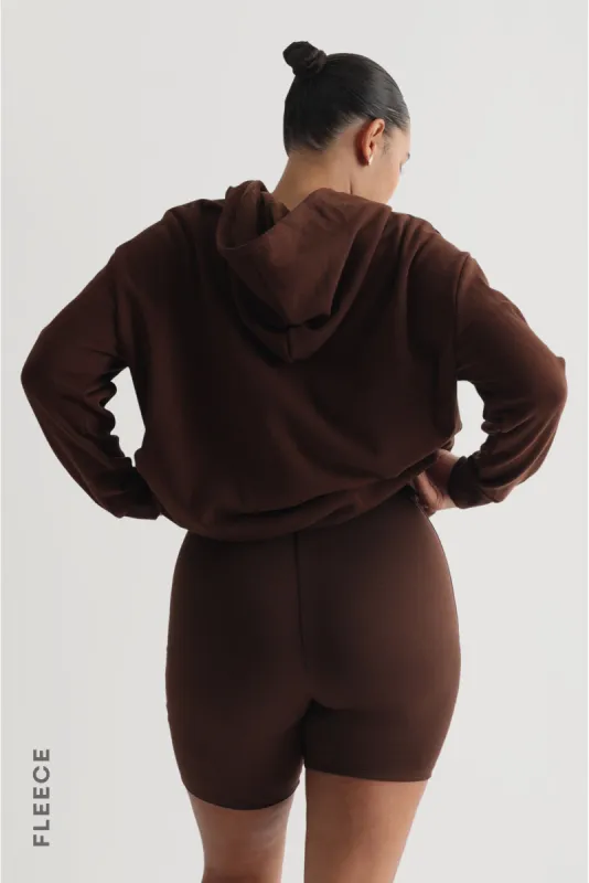Classic Fleece Hoodie -Dark Chocolate sold by My outfit online