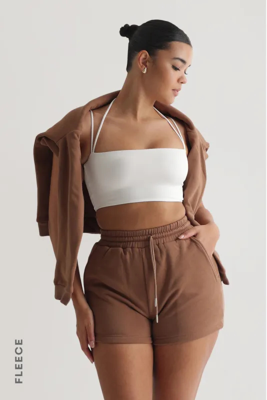 Classic Fleece Shorts- Coffee sold by My outfit online