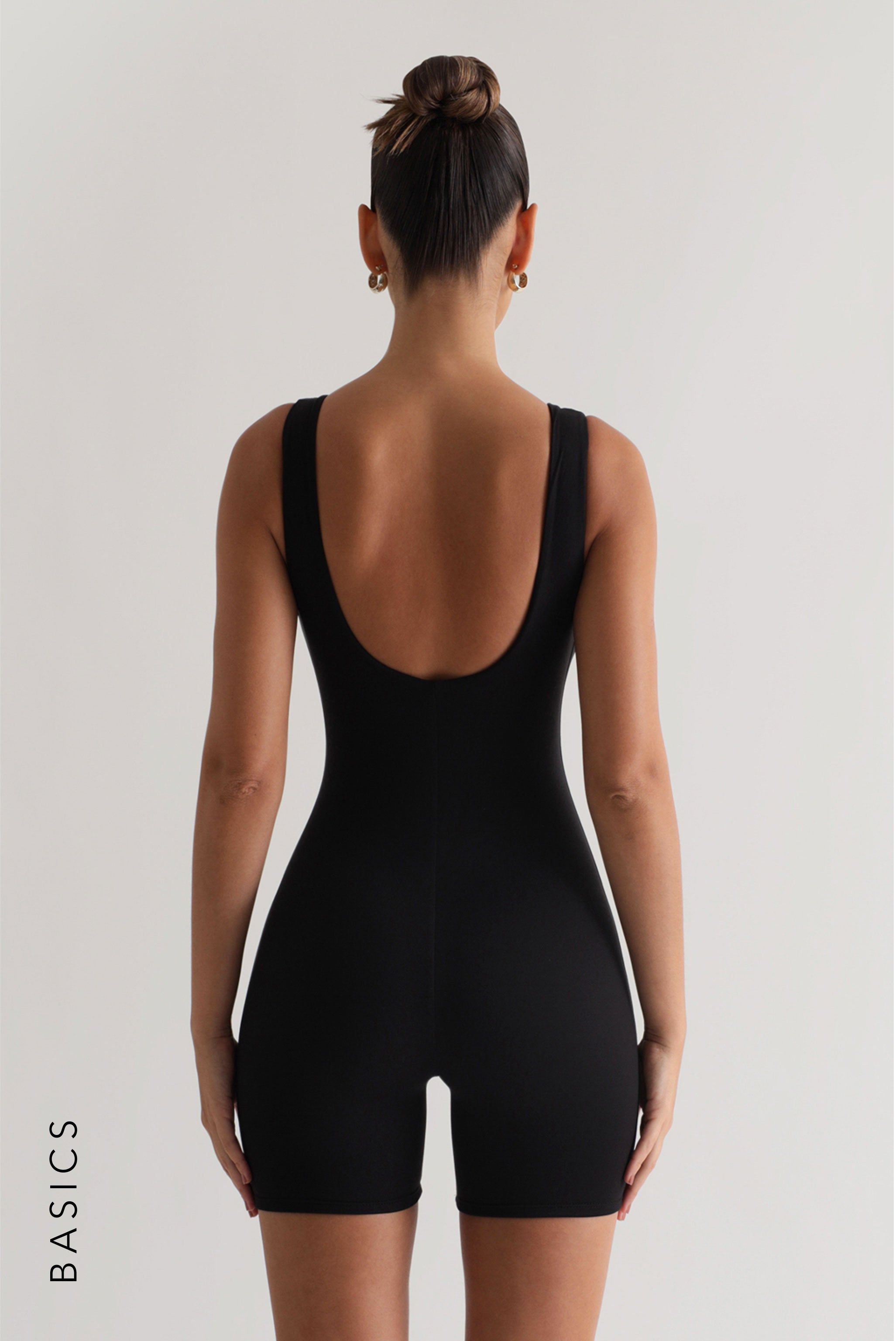Scoop Neck Romper - Black sold by My outfit online product image thumbnail 2
