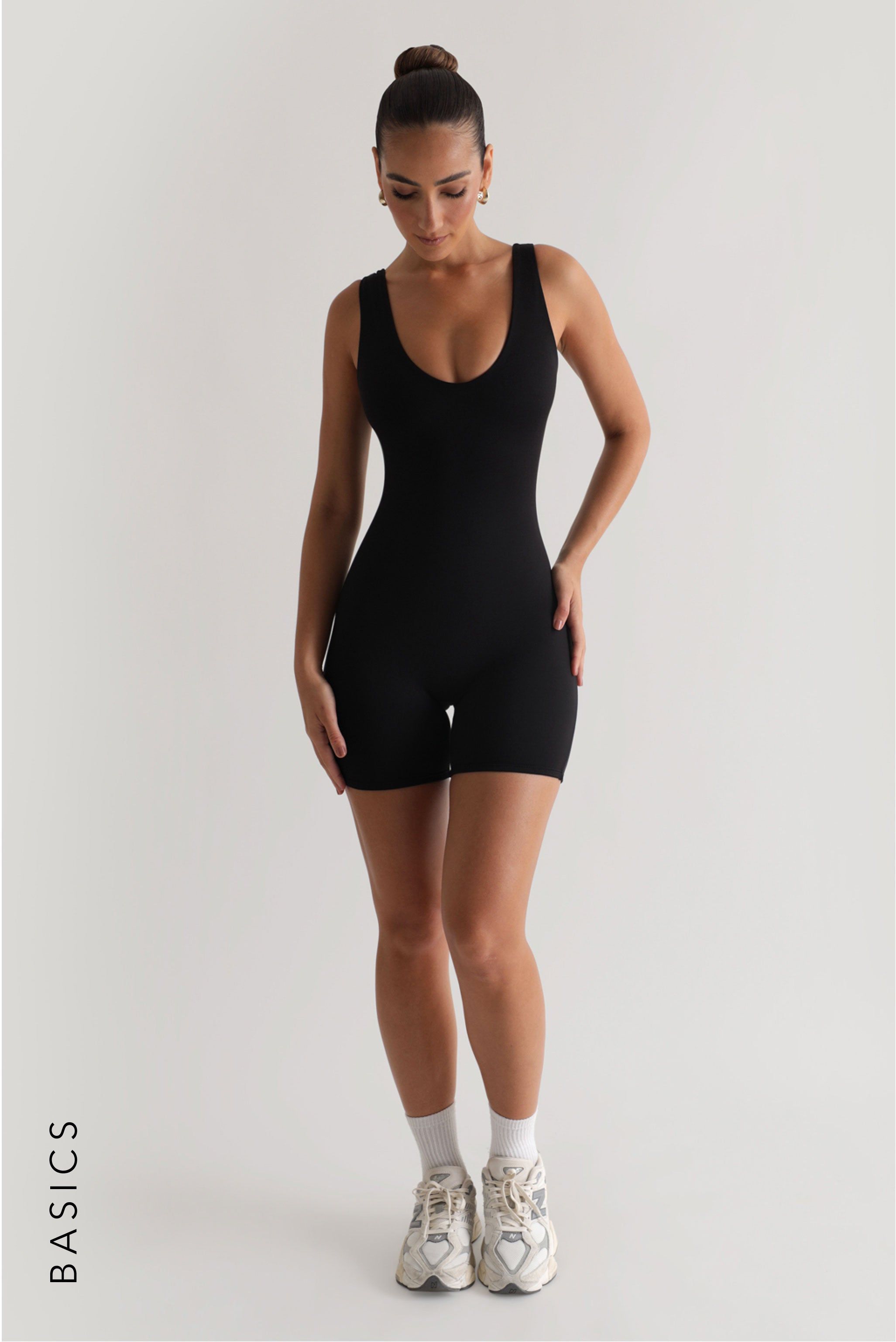 Scoop Neck Romper - Black sold by My outfit online product image thumbnail 3